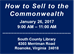 Free Workshop - Selling to the Commonwealth