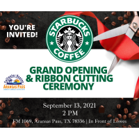 Starbucks Coffee Grand Opening & Ribbon Cutting Ceremony