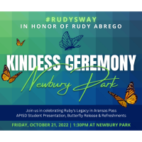 Kindness Ceremony in Honor of Rudy Abrego 