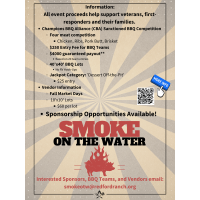 Smoke On The Water - CBA Sanctioned BBQ Competition