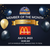Member of the Month - McDonald's Aransas Pass