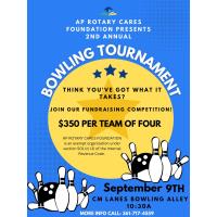 Bowling Tournament - AP Rotary Cares Foundation