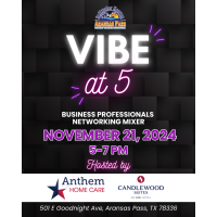 Vibe at 5 Holiday Kick-Off Mixer Hosted by Anthem Home Care & Candlewood Suites