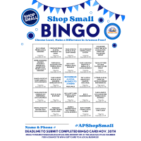 Shop Small Bingo: November 1-30