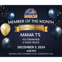 Member of the Month December 2024 - Mama T's Ice Cream Bus & Food Truck