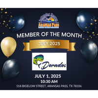 Member of the Month Presentation - Dorados Restaurant & Bar
