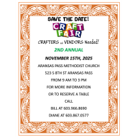 Craft Fair - Aransas Pass Methodist Church