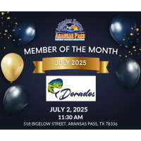 Member of the Month July - Dorados Restaurant & Bar