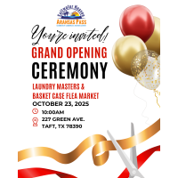 Grand Opening Ceremony - Laundry Masters & Basket Case Flea Market