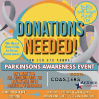 6th Annual Parkinson's Awareness Event - Coasters and Anthem Home Care
