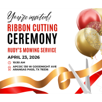 Ribbon Cutting Ceremony - Rudy's Mowing Service