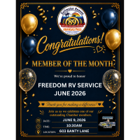 Member of the Month Presentation - Freedom RV Service