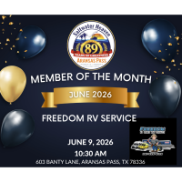 Member of the Month Presentation - Freedom RV Service
