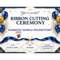 Ribbon Cutting Ceremony - Harmony Mobile Phlebotomy
