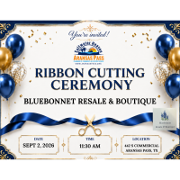 Ribbon Cutting Ceremony - Bluebonnet Resale & Boutique