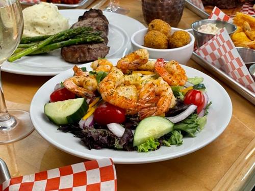 Salad with Grilled Shrimp