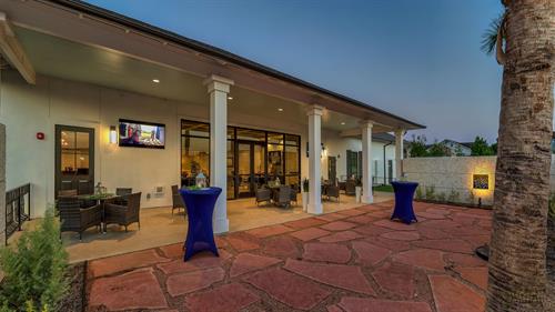 View of the Oceanview Patio at Forest Park South (Evening)