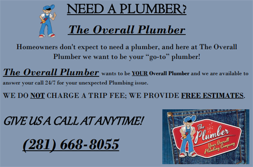 Need a Plumber?