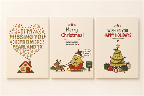 Pearland Special Holiday Cards