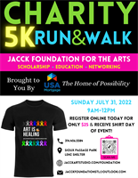 JACCK Foundation for the Arts Charity 5K Run & Walk: Art is Healing