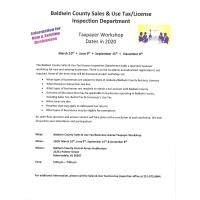 Baldwin County Taxpayer Workshop