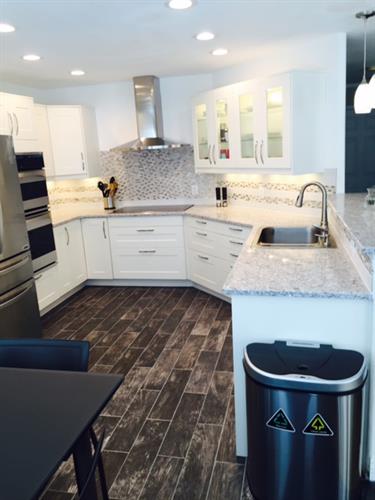 Full kitchen and tile flooring remodel