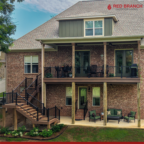 Double the deck space, double the ways to enjoy your home. From the covered upper porch to the comfortable lower patio, this multi-level build was crafted for shade, hosting, and everyday family routine. Premium craftsmanship built to stand the test of time.