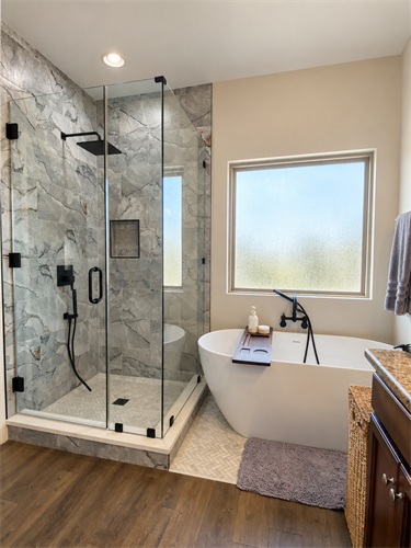 Builder Grade Bathroom Remodel
