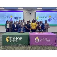 Bishop State Signs Partnership Agreement with Miles College