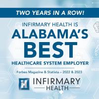 Infirmary Health remains Forbes' Best Place to Work, Top Healthcare System in Alabama