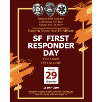 First Responders Lunch at Eastern Shore Ace Hardware on Feb. 29th