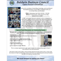 Baldwin Business Council Open House & Breakfast: April 24th 