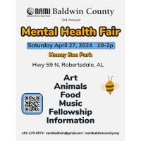 Mental Health Fair: Saturday, April 27th 