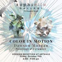 Dawson Morgan Ceramics 'Color in Motion' Opening Oct. 11 at Sophiella Gallery in Mobile 