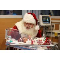 Families Celebrate Holidays with Santa Photos in Neonatal Intensive Care Unit 