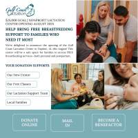 Gulf Coast Lactation Launches Fundraising Effort to Provide Free Breastfeeding Support for Gulf Coast Families