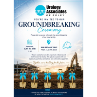 Urology Associates Announces Groundbreaking For New Foley Clinic