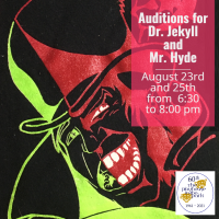 AUDITIONS for Dr. Jekyll and Mr. Hyde at Mobile's Playhouse-in-the-Park!
