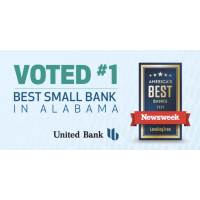 United Bank: America's Best Small Bank in Alabama in 2022