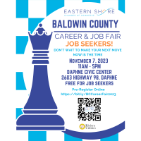 Nov. 2023 Baldwin County Career & Job Fair Brochure & Map