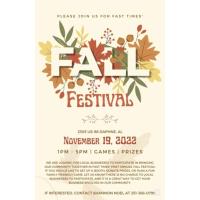 Fastime Fall Festival: Nov. 19th