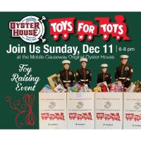 US Marines and Original Oyster House Host Toys for Tots Event Sunday, Dec. 11