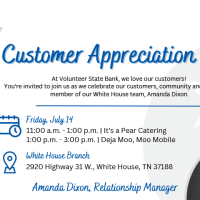 Customer Appreciation Day with Volunteer State Bank