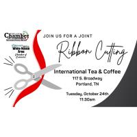 Ribbon Cutting at International Tea & Coffee