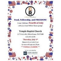 Celebrate Recovery - Food, Fellowship, and Freedom!