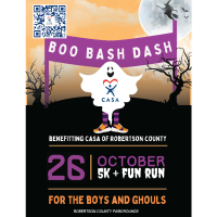 Boo Bash Dash 2024 Benefitting CASA of Robertson County