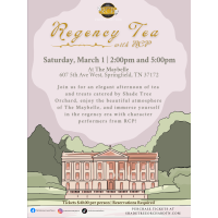 Regency Tea with Robertson County Players