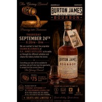 Burton James Distillery Tasting