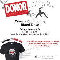 OBI plans community blood drive in Coweta