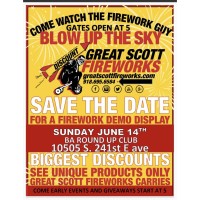 Fireworks Demonstration, Fun Day planned June 14